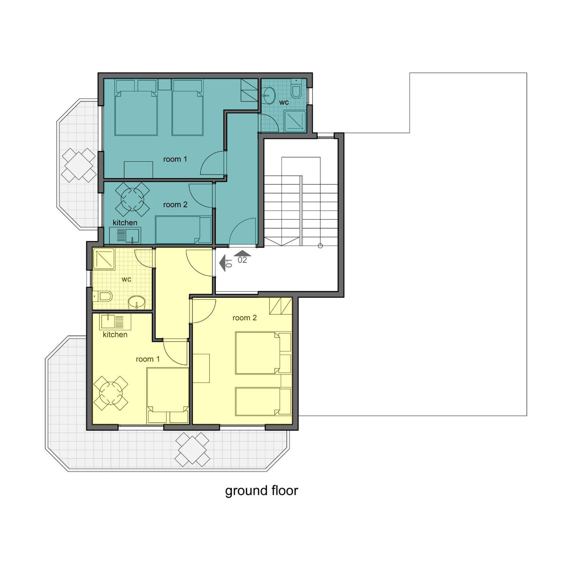 Apartments Stavroula Ηospitality Vrasna Exterior photo